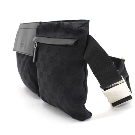 gucci belt bag 28566|gucci black leather belt bag.